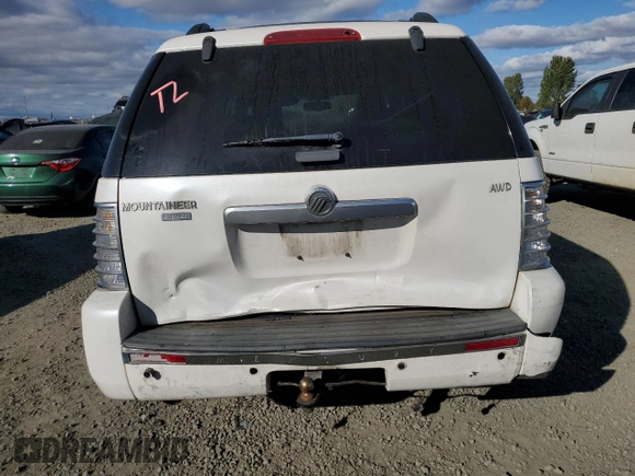 2010 Mercury Mountaineer Premier with VIN 4M2EN4JE4AUJ06304, listed as a Copart auction lot 75058694 with 83,883 mi miles and Salvage Title. Bid and sale history available at carsss.com. Image 6.