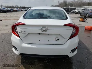2018 Honda Civic Sedan LX with VIN 2HGFC2F55JH591845, listed as a Copart auction lot 49072685 with 91,028 mi miles and Salvage Title. Bid and sale history available at carsss.com. Image 6.
