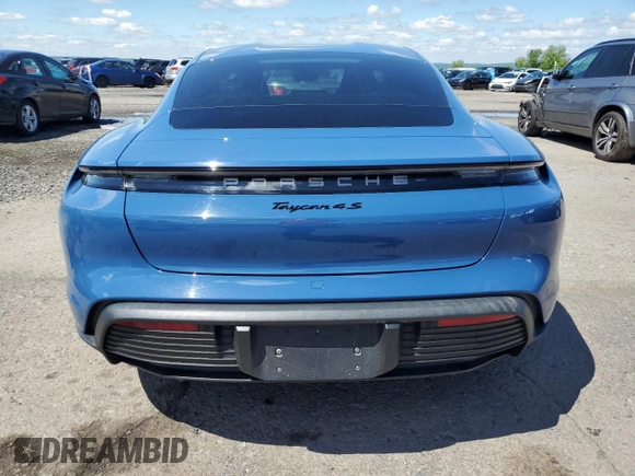 2021 Porsche Taycan 4S with VIN WP0AB2Y13MSA41808, listed as a Copart auction lot 55977135 with 28,724 mi miles and Salvage title. Bid and sale history available at DreamBid. Image 6.