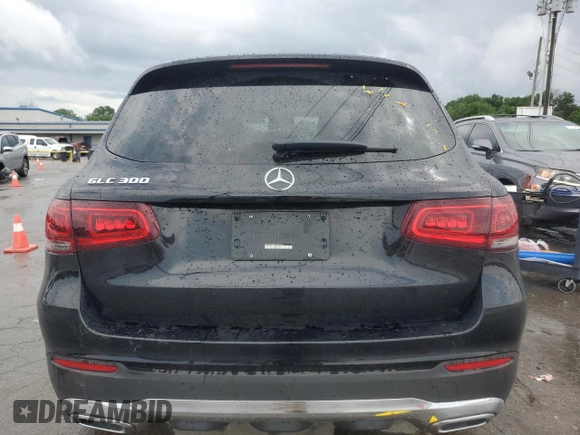 2020 Mercedes-Benz GLC 300 with VIN WDC0G8DB6LF726012, listed as a Copart auction lot 61417835 with 37,688 mi miles and Salvage title. Bid and sale history available at DreamBid. Image 6.