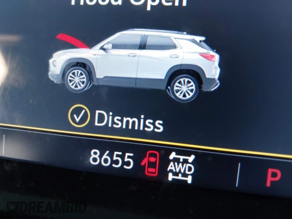 2023 Chevrolet TrailBlazer ACTIV with VIN KL79MSSL9PB199978, listed as a IAAI auction lot 41731237 with 8,655 mi miles and . Bid and sale history available at DreamBid. Image 16.