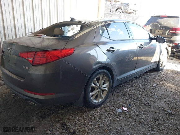 2011 Kia Optima EX with VIN KNAGN4A73B5168155, listed as a IAAI auction lot 41101951 with 149,142 mi miles. Bid and sale history available at carsss.com. Image 4.
