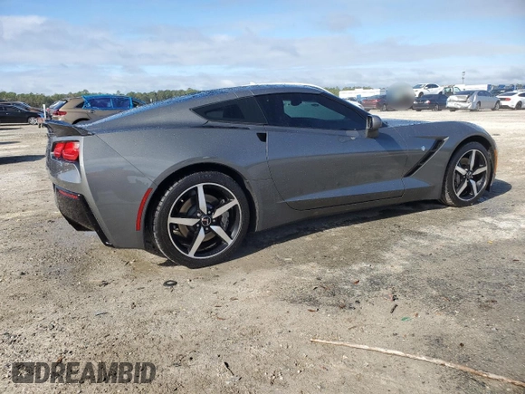 2015 Chevrolet Corvette 3LT with VIN 1G1YF2D77F5123920, listed as a Copart auction lot 85005644 with 63,261 mi miles and Salvage Title. Bid and sale history available at carsss.com. Image 3.