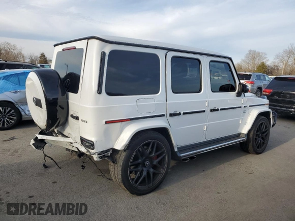 2020 Mercedes-Benz G 63 AMG with VIN WDCYC7HJ6LX339805, listed as a Copart auction lot 46446735 with 62,763 mi miles and Salvage title. Bid and sale history available at DreamBid. Image 3.