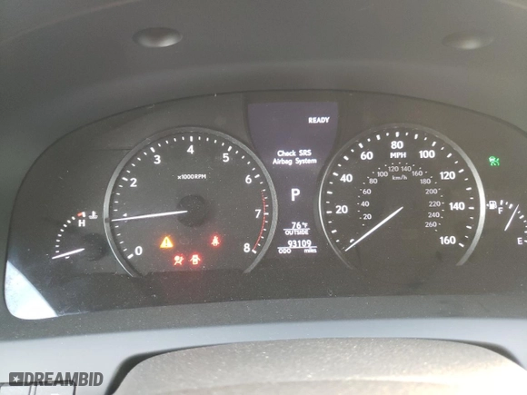 2017 Lexus LS with VIN JTHBL5EF7H5144569, listed as a Copart auction lot 85441974 with 93,109 mi miles and Salvage Title. Bid and sale history available at carsss.com. Image 9.