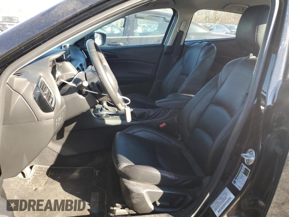 2014 Mazda 3 S Touring with VIN JM1BM1L39E1205634, listed as a Copart auction lot 42619665 with 118,100 mi miles and Salvage Title. Bid and sale history available at DreamBid. Image 7.