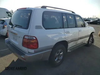 2002 Toyota Land Cruiser with VIN JTEHT05J022020635, listed as a Copart auction lot 80284764 with 0 mi miles and Salvage Title. Bid and sale history available at carsss.com. Image 3.