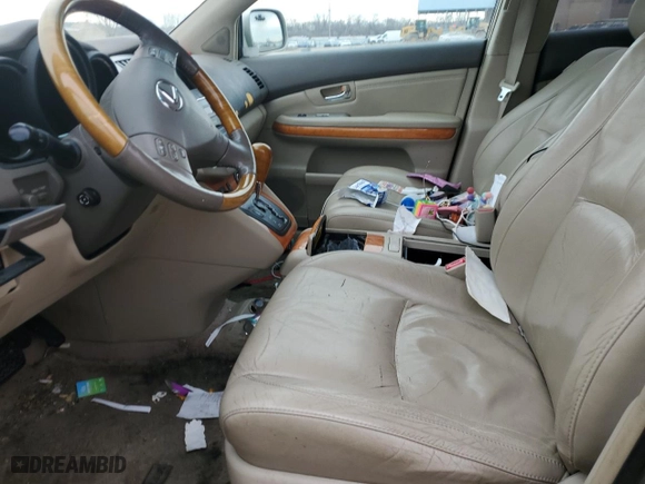 2005 Lexus RX 330 with VIN 2T2HA31U45C043641, listed as a Copart auction lot 86783274 with 0 mi miles and Salvage Title. Bid and sale history available at carsss.com. Image 7.