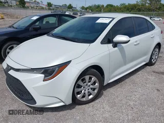 2022 Toyota Corolla LE with VIN JTDEPMAE5NJ193329, listed as a IAAI auction lot 42073633 with 48,508 mi miles and . Bid and sale history available at DreamBid. Image 2.