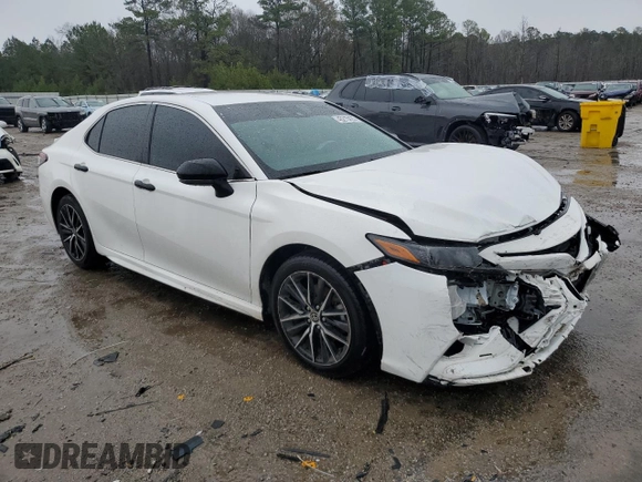 2021 Toyota Camry SE Nightshade with VIN 4T1G11AK1MU466693, listed as a Copart auction lot 45215425 with 84,105 mi miles and Salvage Title. Bid and sale history available at carsss.com. Image 4.
