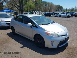 2013 Toyota Prius One with VIN JTDKN3DU4D5665193, listed as a IAAI auction lot 42137373 with 196,469 mi miles. Bid and sale history available at carsss.com. Image 1.