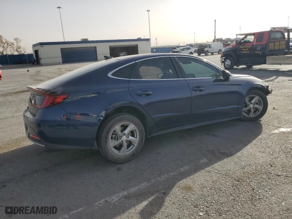 2022 Hyundai Sonata SE with VIN 5NPEG4JA3NH143678, listed as a Copart auction lot 47958035 with 45,692 mi miles and Salvage Title. Bid and sale history available at carsss.com. Image 3.