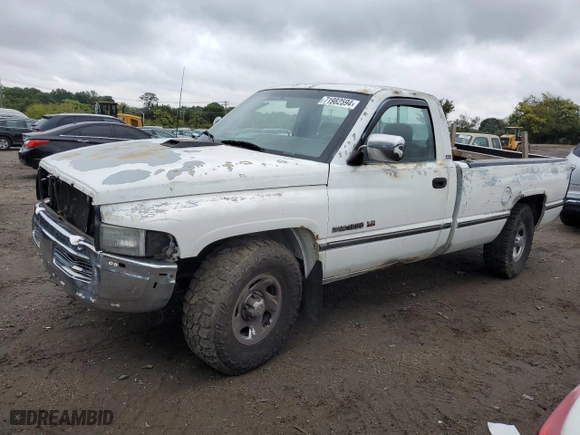1996 Dodge Ram 1500 with VIN 1B7HC16Z2TS571133, listed as a Copart auction lot 71982594 with 233,135 mi miles and Salvage Title. Bid and sale history available at carsss.com. Image 1.