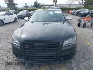 2013 Audi S8 with VIN WAUD2AFD0DN028673, listed as a IAAI auction lot 41689320 with 115,502 mi miles. Bid and sale history available at carsss.com. Image 12.