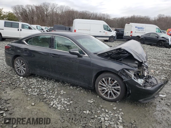 2019 Lexus ES with VIN 58ABZ1B1XKU013266, listed as a Copart auction lot 43569625 with 63,461 mi miles and Salvage Title. Bid and sale history available at carsss.com. Image 4.