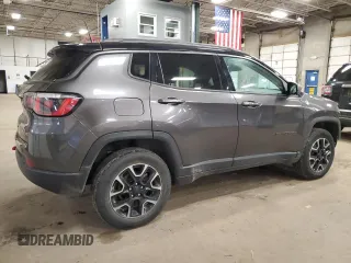 2019 Jeep Compass Trailhawk with VIN 3C4NJDDB1KT618892, listed as a Copart auction lot 49156585 with 93,842 mi miles and Salvage Title. Bid and sale history available at carsss.com. Image 3.
