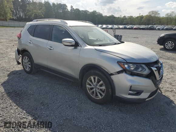 2017 Nissan Rogue SV with VIN JN8AT2MT9HW143313, listed as a Copart auction lot 52010935 with 92,200 mi miles and Salvage Title. Bid and sale history available at carsss.com. Image 4.