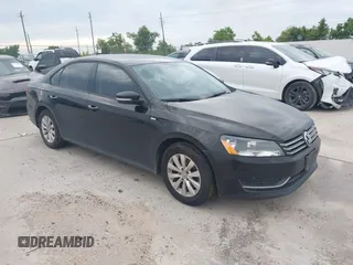2014 Volkswagen Passat Wolfsburg Edition with VIN 1VWAT7A38EC071608, listed as a IAAI auction lot 42784046 with 172,728 mi miles and . Bid and sale history available at DreamBid. Image 1.