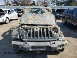 2023 Jeep Wrangler Sport S with VIN 1C4GJXANXPW609778, listed as a Copart auction lot 48559505 with Not provided miles and Salvage title. Bid and sale history available at DreamBid. Image 5.