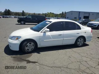 2005 Honda Civic z VIN JHMES96675S007876, wystawiony jako Copart lot #58937535 z przebiegiem 274 741 mil mil oraz Czysty tytuł • Clean title. Historia ofert i sprzedaży dostępna na DreamBid. Obrazek 1.