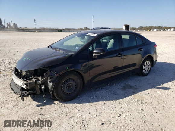 2021 Toyota Corolla L with VIN 5YFDPMAE3MP204009, listed as a Copart auction lot 48236975 with 55,558 mi miles and Salvage Title. Bid and sale history available at carsss.com. Image 1.