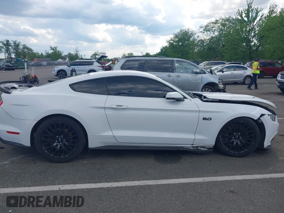 2015 Ford Mustang GT with VIN 1FA6P8CF6F5429939, listed as a IAAI auction lot 42201798 with 43,574 mi miles and . Bid and sale history available at DreamBid. Image 13.