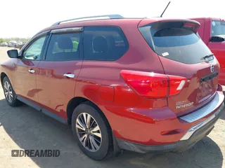 2017 Nissan Pathfinder SL with VIN 5N1DR2MM2HC639034, listed as a IAAI auction lot 42099685 with 90,935 mi miles. Bid and sale history available at carsss.com. Image 3.