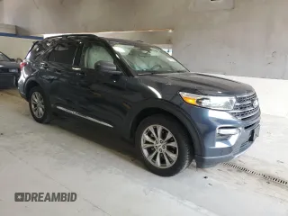 2023 Ford Explorer XLT with VIN 1FMSK8DH4PGC36021, listed as a Copart auction lot 58583865 with 30,308 mi miles and Salvage title. Bid and sale history available at DreamBid. Image 4.