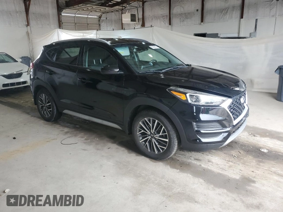2020 Hyundai Tucson SEL with VIN KM8J3CAL9LU106977, listed as a Copart auction lot 61456665 with 73,674 mi miles and Salvage title. Bid and sale history available at DreamBid. Image 4.