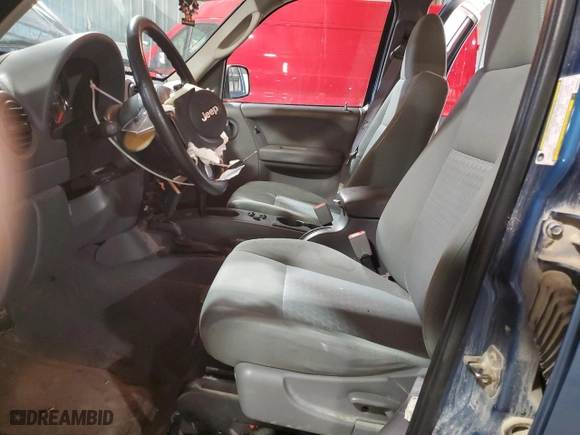 2005 Jeep Liberty Sport with VIN 1J4GL48K15W639747, listed as a Copart auction lot 49632255 with 88,319 mi miles and Salvage Title. Bid and sale history available at carsss.com. Image 7.