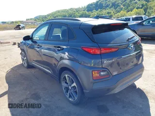 2020 Hyundai Kona Limited with VIN KM8K3CA52LU486346, listed as a IAAI auction lot 40313683 with 30,116 mi miles. Bid and sale history available at carsss.com. Image 3.