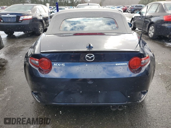 2021 Mazda MX-5 Miata Grand Touring with VIN JM1NDAD73M0451162, listed as a Copart auction lot 42644335 with 20,787 mi miles and Salvage title. Bid and sale history available at DreamBid. Image 6.