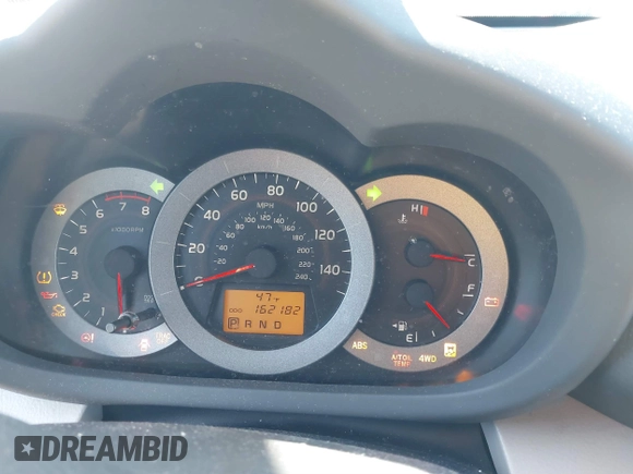 2012 Toyota RAV4 with VIN JTMBK4DV9C5108639, listed as a IAAI auction lot 41864396 with 162,182 mi miles. Bid and sale history available at carsss.com. Image 7.