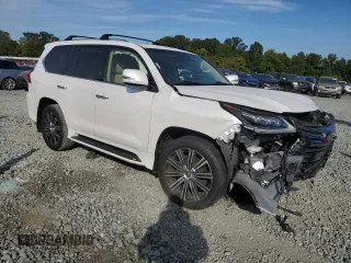 2019 Lexus LX with VIN JTJHY7AX4K4294785, listed as a Copart auction lot 70458704 with 45,477 mi miles and Salvage Title. Bid and sale history available at carsss.com. Image 4.