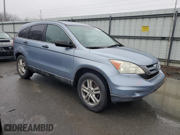2010 Honda CR-V EX with VIN 5J6RE4H57AL050579, listed as a Copart auction lot 43906225 with 123,151 mi miles and Salvage Title. Bid and sale history available at DreamBid. Image 4.