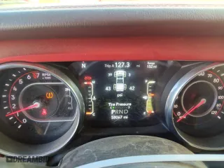 2020 Jeep Gladiator Rubicon with VIN 1C6JJTBG0LL138631, listed as a Copart auction lot 46883035 with 58,067 mi miles and Salvage Title. Bid and sale history available at carsss.com. Image 9.