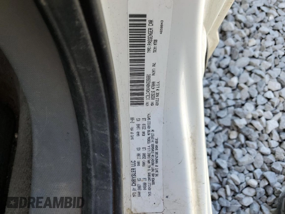 2008 Chrysler Sebring LX with VIN 1C3LC45K48N226681, listed as a Copart auction lot 52765405 with 181,780 mi miles and Salvage Title. Bid and sale history available at carsss.com. Image 12.