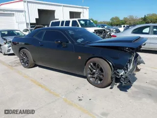 2021 Dodge Challenger R/T Scat Pack Widebody with VIN 2C3CDZFJ0MH526642, listed as a IAAI auction lot 41732334 with 43,391 mi miles. Bid and sale history available at carsss.com. Image 1.