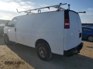 2019 Chevrolet Express Cargo Van with VIN 1GCWGAFGXK1203748, listed as a Copart auction lot 84944724 with 153,908 mi miles and Non Repairable. Bid and sale history available at carsss.com. Image 2.