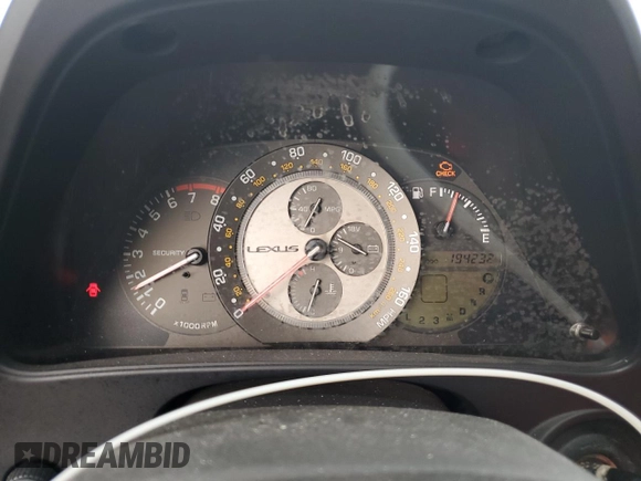 2002 Lexus IS 300/350 z VIN JTHBD192520052605, wystawiony jako Copart lot #58668295 z przebiegiem 194 232 mil mil oraz Szkoda całkowita • Salvage title. Historia ofert i sprzedaży dostępna na DreamBid. Obrazek 9.