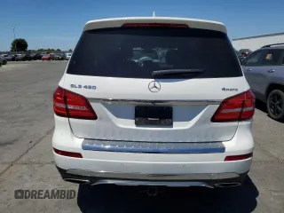 2018 Mercedes-Benz GLS 450 with VIN 4JGDF6EE5JB007020, listed as a Copart auction lot 60976055 with 99,238 mi miles and Salvage title. Bid and sale history available at DreamBid. Image 6.