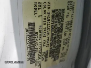 2008 Nissan Versa S z VIN 3N1BC11E18L395470, wystawiony jako Copart lot #58639875 z przebiegiem 194 493 mil mil oraz Czysty tytuł • Clean title. Historia ofert i sprzedaży dostępna na DreamBid. Obrazek 12.