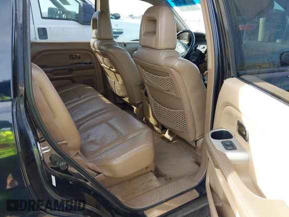 2005 Honda Pilot EX-L with RES with VIN 2HKYF18605H545609, listed as a IAAI auction lot 41626754 with 235,647 mi miles. Bid and sale history available at carsss.com. Image 8.