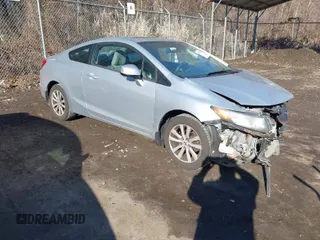 2012 Honda Civic Cpe EX with VIN 2HGFG3B80CH504785, listed as a IAAI auction lot 41651632 with 139,635 mi miles. Bid and sale history available at carsss.com. Image 1.