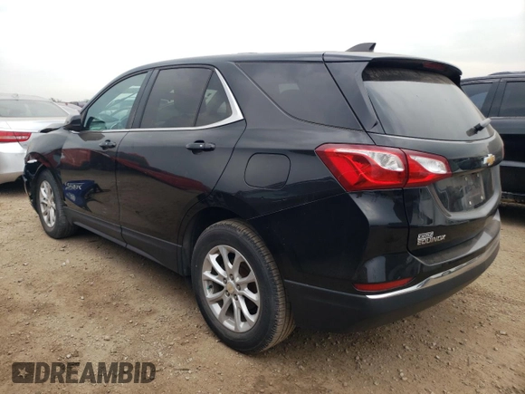 2018 Chevrolet Equinox LT with VIN 3GNAXJEV2JL100543, listed as a Copart auction lot 60306135 with 65,539 mi miles and Salvage title. Bid and sale history available at DreamBid. Image 2.