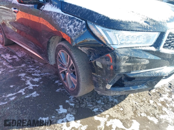 2017 Acura MDX w/Technology Pkg with VIN 5FRYD4H57HB006808, listed as a IAAI auction lot 41350211 with 164,719 mi miles. Bid and sale history available at carsss.com. Image 6.