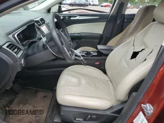 2014 Ford Fusion Titanium Hybrid with VIN 3FA6P0RU4ER387323, listed as a Copart auction lot 57107195 with Not provided miles and Salvage title. Bid and sale history available at DreamBid. Image 7.