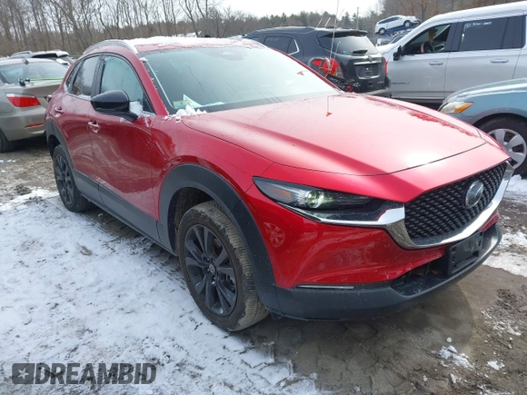 2024 Mazda CX-30 2.5 S Select Sport with VIN 3MVDMBBM2RM626546, listed as a IAAI auction lot 41547432 with 9,192 mi miles. Bid and sale history available at carsss.com. Image 1.