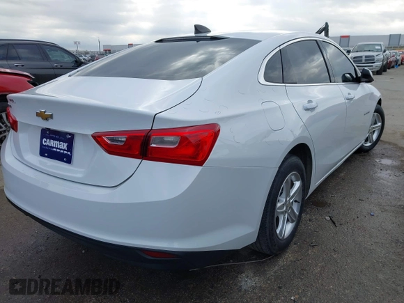 2020 Chevrolet Malibu LS with VIN 1G1ZB5ST4LF150158, listed as a IAAI auction lot 41174386 with 46,979 mi miles and . Bid and sale history available at DreamBid. Image 4.