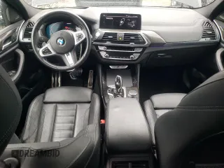 2021 BMW X4 M40i with VIN 5UX2V5C00M9H95699, listed as a Copart auction lot 63564433 with 33,500 mi miles and Salvage title. Bid and sale history available at DreamBid. Image 8.